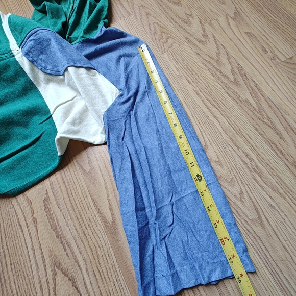 Colorblock Hooded Robe Lounge master - Picture 10 of 16